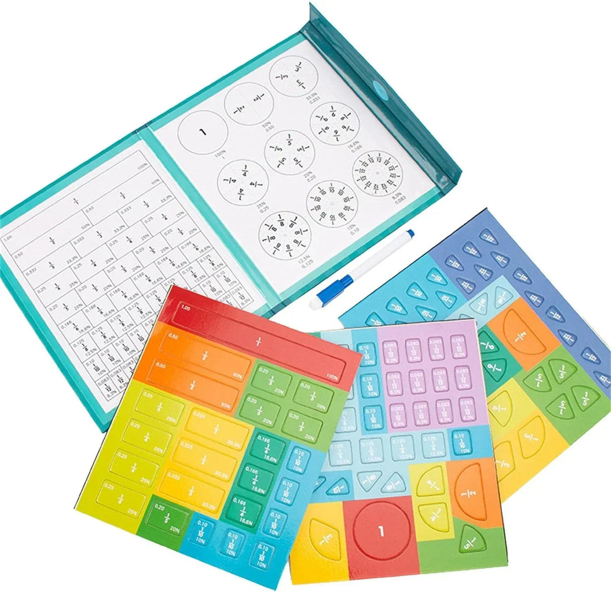 Montessori Magnetic Fraction Learning Set