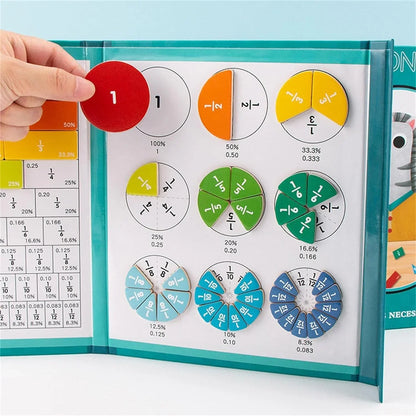 Montessori Magnetic Fraction Learning Set