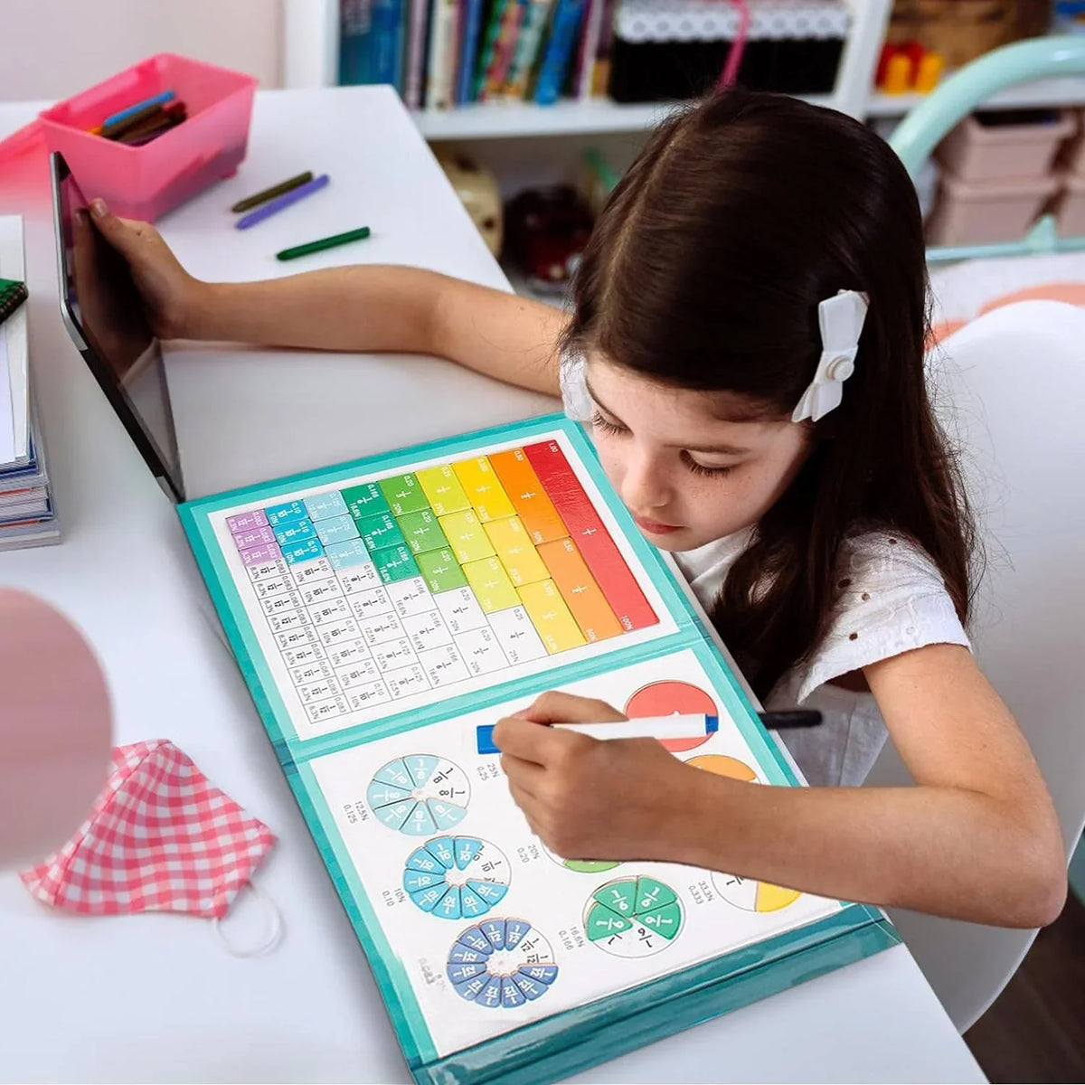 Montessori Magnetic Fraction Learning Set